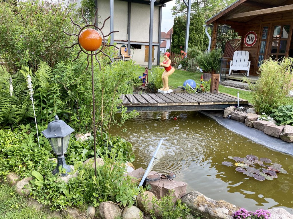 Ferienwohnung Iusendörp Garten