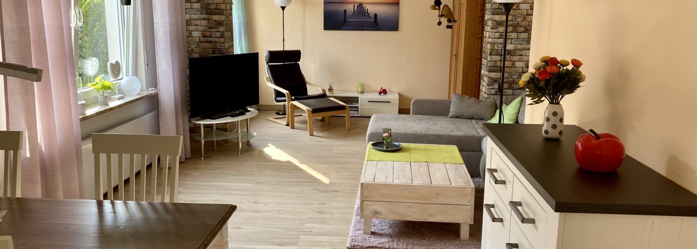 Ferienwohnung Iusendörp Wohnbereich
